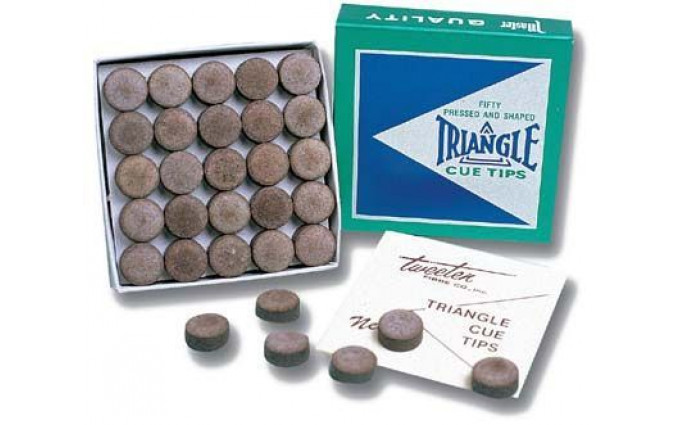 Коробка наклеек для кия "Triangle" 12.5 мм (50 шт) Коробка наклеек для кия "Triangle" 12.5 мм (50 шт)